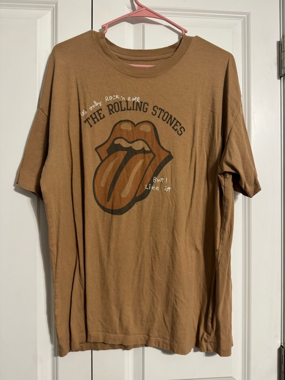 American Eagle Outfitters Logo Tee - Camel Brown